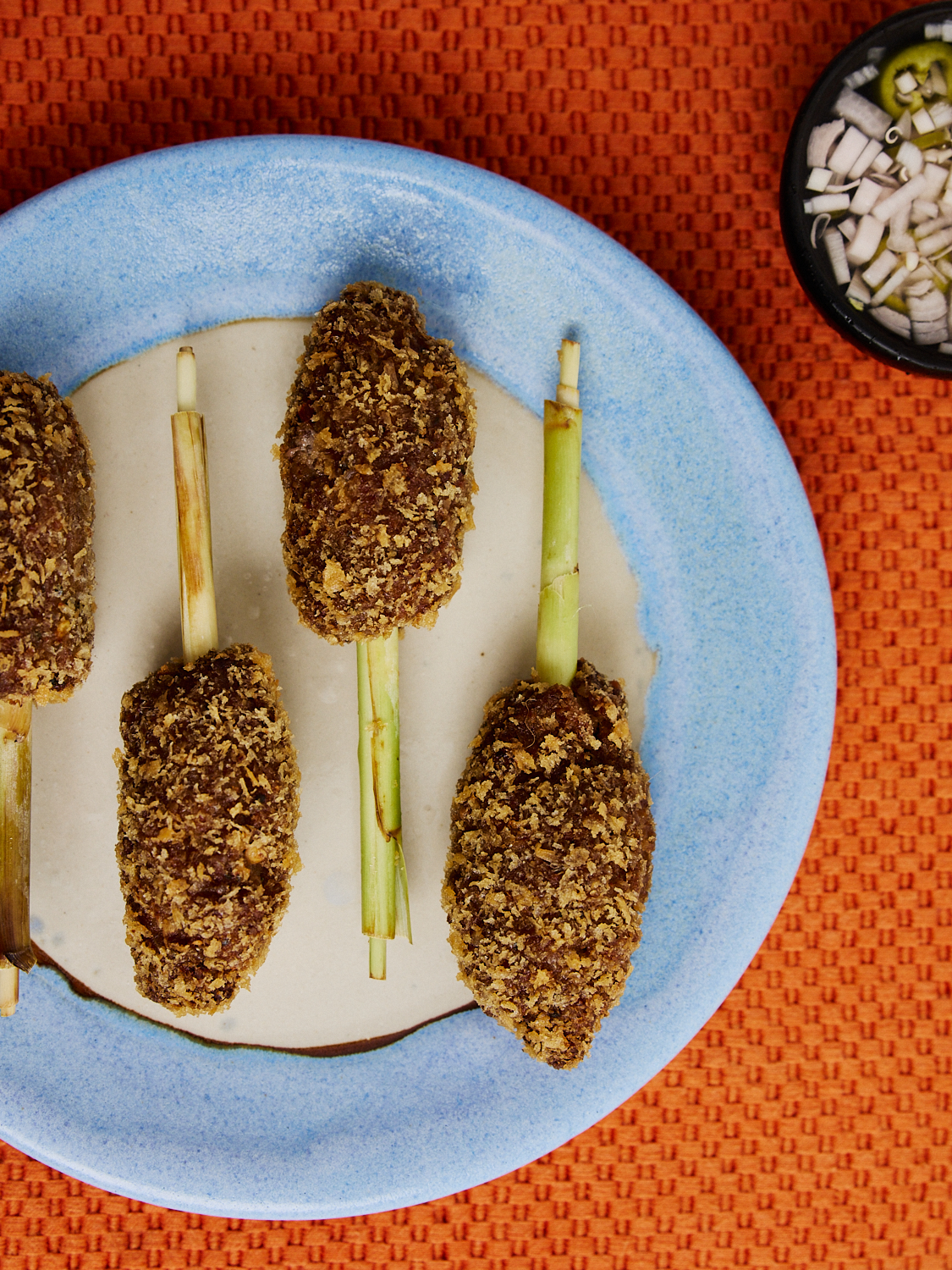 Pork skewer with Asian spices (4 pers.)