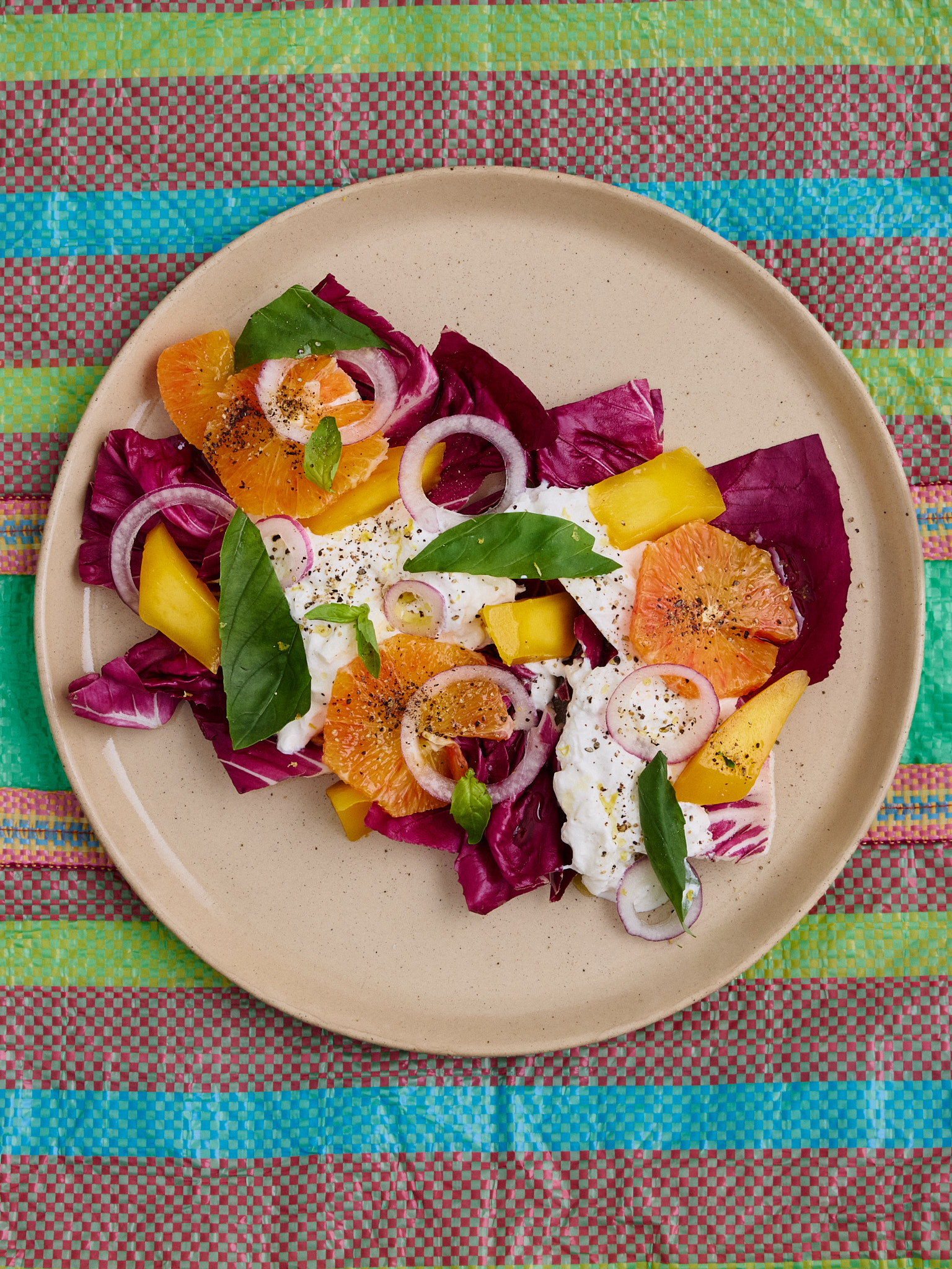 Summer burrata