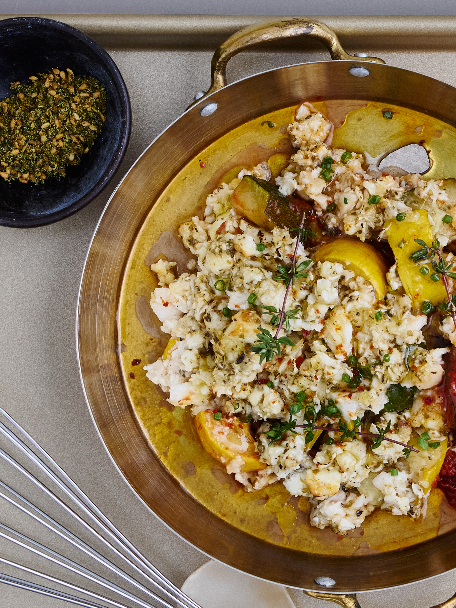 Vegetable crumble