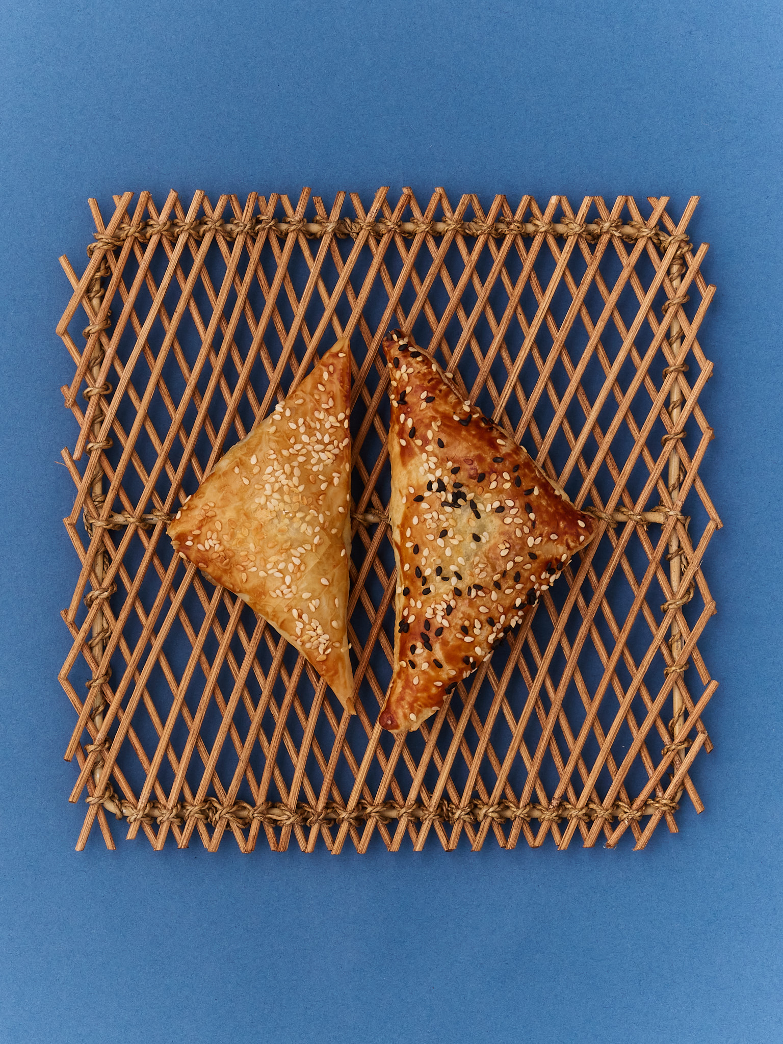 Lemony leek & chicken borekas (frozen)