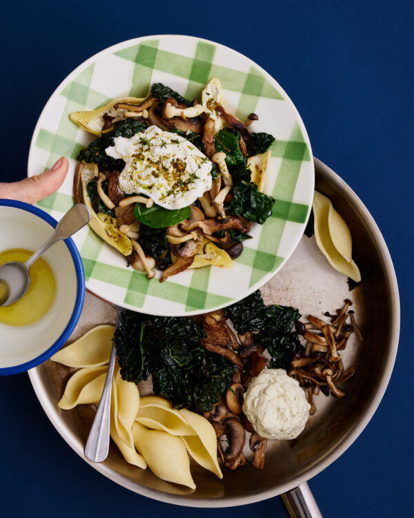 Wild mushroom pasta